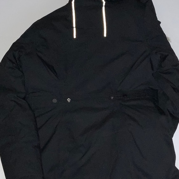 NWOT Athleta Black Parka Coat Jacket Super Warm Water Resistant - Size S - Picture 6 of 7